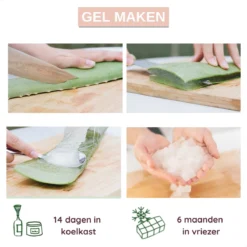 Dr. Green® 1x- Aloë Vera Blad - MAAK GEL IN 3 MINUTEN - 100% Puur - Biologisch -Zacht Huid Verkoop 1200x1200 1262