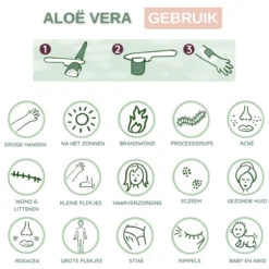 Dr. Green® 1x- Aloë Vera Blad - MAAK GEL IN 3 MINUTEN - 100% Puur - Biologisch -Zacht Huid Verkoop 1200x1200 1268