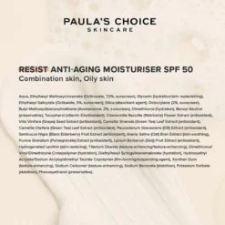 Paula's Choice RESIST Anti-Aging Dagcrème SPF 50 - Gecombineerde & Vette Huid - Mini 15 Ml -Zacht Huid Verkoop 1200x1200 128