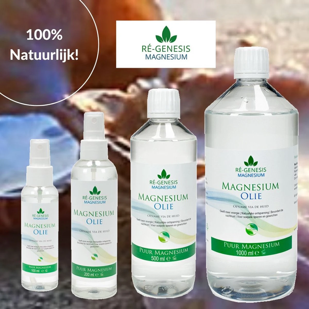 Ré-genesis Magnesium Spierolie En Spray - 100 Ml En 200 Ml 4 Ré-genesis Magnesium Spierolie En Spray - 100 Ml En 200 Ml - Afbeelding 4