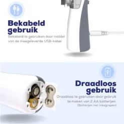 Aerosoltoestel Met 3 Mondstukken - Nebulizer Inhalator - Aerosoltoestel Kinderen, Volwassenen En Baby's - Vernevelaar Inhalator - Gezichtsstomer - Helpt Tegen Luchtwegaandoeningen -Zacht Huid Verkoop 1200x1200 1371