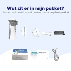 Aerosoltoestel Met 3 Mondstukken - Nebulizer Inhalator - Aerosoltoestel Kinderen, Volwassenen En Baby's - Vernevelaar Inhalator - Gezichtsstomer - Helpt Tegen Luchtwegaandoeningen -Zacht Huid Verkoop 1200x1200 1373