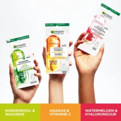Garnier SkinActive Ampul Sheet Mask Met Boerenkool & Niacinamide - 5 Stuks 13 Garnier SkinActive Ampul Sheet Mask Met Boerenkool & Niacinamide - 5 Stuks -Zacht Huid Verkoop 1200x1200 213