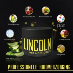 LINCOLN Dagcrème - Gezichtscrème Mannen | Anti Aging Crème Met Natuurlijk Hyaluronzuur, Moisturizer, Anti Rimpel Creme - 100ml 12 LINCOLN Dagcrème - Gezichtscrème Mannen | Anti Aging Crème Met Natuurlijk Hyaluronzuur, Moisturizer, Anti Rimpel Creme - 100ml -Zacht Huid Verkoop 1200x1200 22