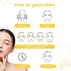 LifeProducts4You Oogmasker 60 Stuks - Eye Pads - Oogmasker Wallen - Gezichtsverzorging - Gezichtsmaskers Verzorging - Anti Wallen En Donkere Kringen - Oog Patches - 24 K Goud - Collageen -Zacht Huid Verkoop 1200x1200 222