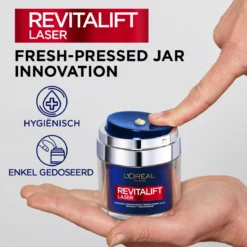 L’Oréal Paris Revitalift Laser Pressed Nachtcrème - Retinol En Niacinamide - 50 Ml -Zacht Huid Verkoop 1200x1200 280