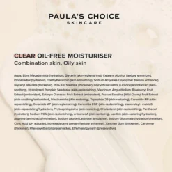 Paula's Choice CLEAR Oil Free Nachtcrème - Gecombineerde, Vette & Acne Huid - 60 Ml -Zacht Huid Verkoop 1200x1200 289