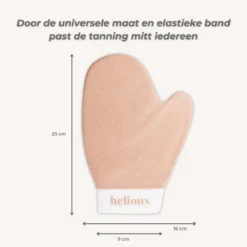 Helioux® Velvet Self Tanning Mitt - Self Tan Glove - Zelfbruiner Applicatie Handschoen - Lichaam En Gezicht -Zacht Huid Verkoop 1200x1200 390