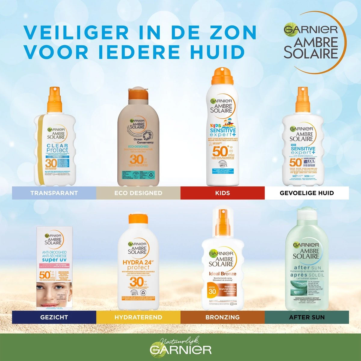 Garnier Ambre Solaire Clear Protect Refresh - Zonnebrand - SPF 30 - 200ml 10 Garnier Ambre Solaire Clear Protect Refresh - Zonnebrand - SPF 30 - 200ml - Afbeelding 10