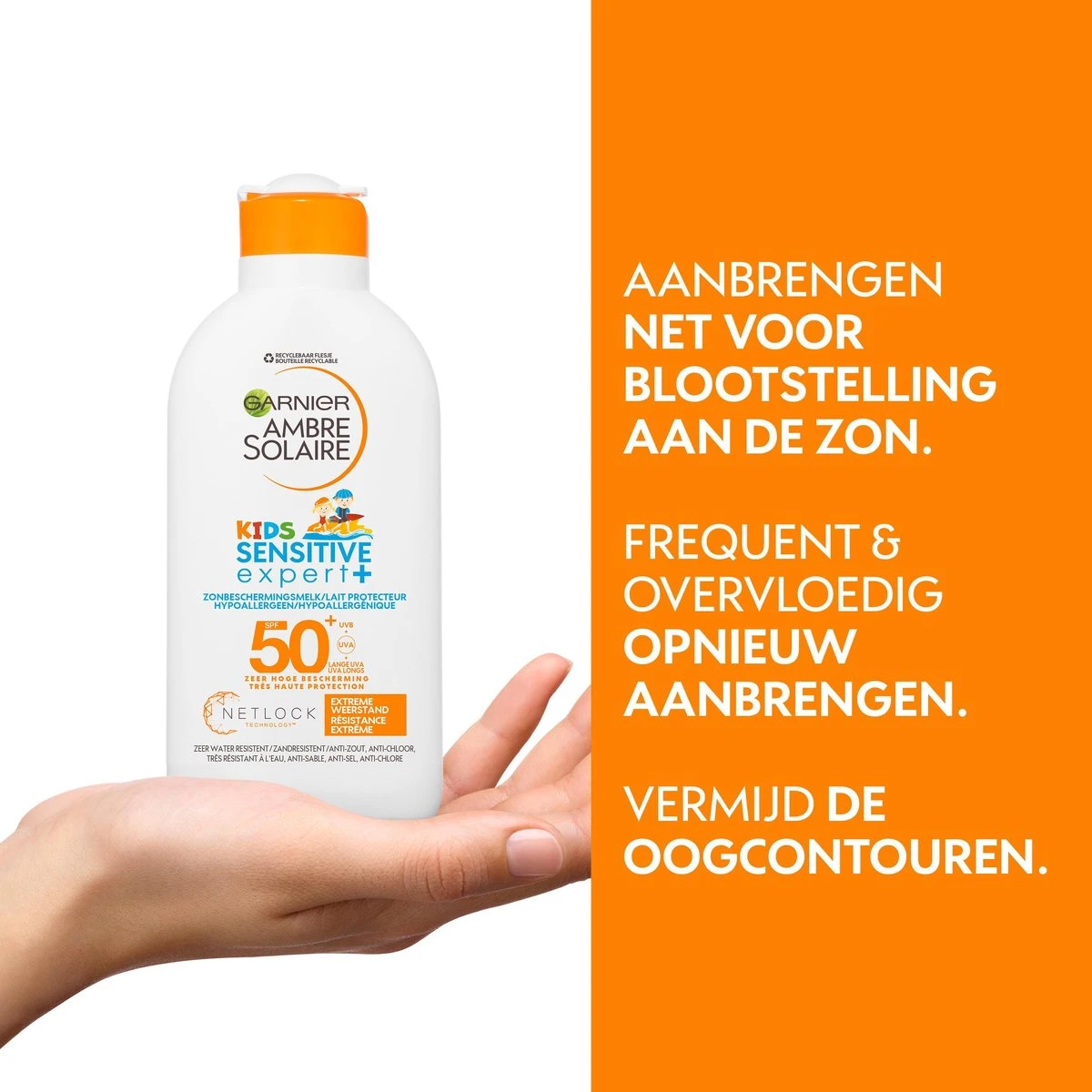 Garnier Ambre Solaire Kids Zonnebrandmelk SPF 50+ - Zonnebrand Voor De Kinderhuid - 200 Ml 12 Garnier Ambre Solaire Kids Zonnebrandmelk SPF 50+ - Zonnebrand Voor De Kinderhuid - 200 Ml - Afbeelding 12