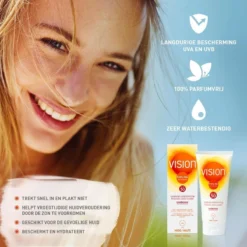 Vision Every Day Sun Protection - Zonnebrand - SPF 50 - 180 Ml 22 Vision Every Day Sun Protection - Zonnebrand - SPF 50 - 180 Ml -Zacht Huid Verkoop 1200x1200 530