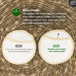 16 Herbruikbare Wattenschijfjes + Bamboe Houder - 12x Dagelijks 4x Scrub 4 Laags - Wasbare Wattenschijfjes Makeup Pads Zero Waste 26 16 Herbruikbare Wattenschijfjes + Bamboe Houder - 12x Dagelijks 4x Scrub 4 Laags - Wasbare Wattenschijfjes Makeup Pads Zero Waste -Zacht Huid Verkoop 1200x1200 566