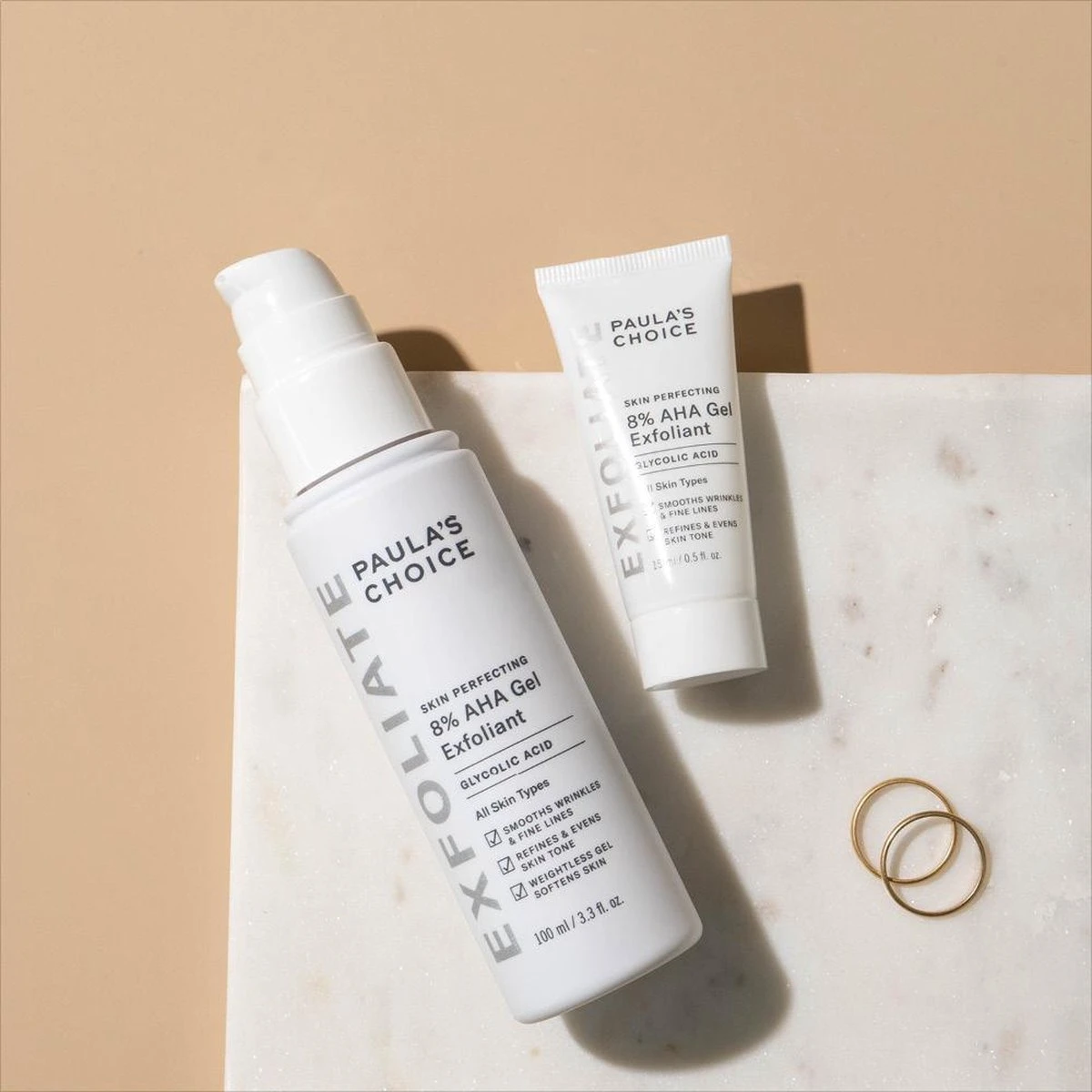 Paula's Choice SKIN PERFECTING 8% AHA Gel Exfoliant - Met Glycolzuur - Alle Huidtypen - Mini 15 Ml 3 Paula's Choice SKIN PERFECTING 8% AHA Gel Exfoliant - Met Glycolzuur - Alle Huidtypen - Mini 15 Ml - Afbeelding 3