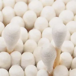 Merkloos Wattenstaafjes Hout - Bamboe - 2x100 St -Zacht Huid Verkoop 1200x1200 816