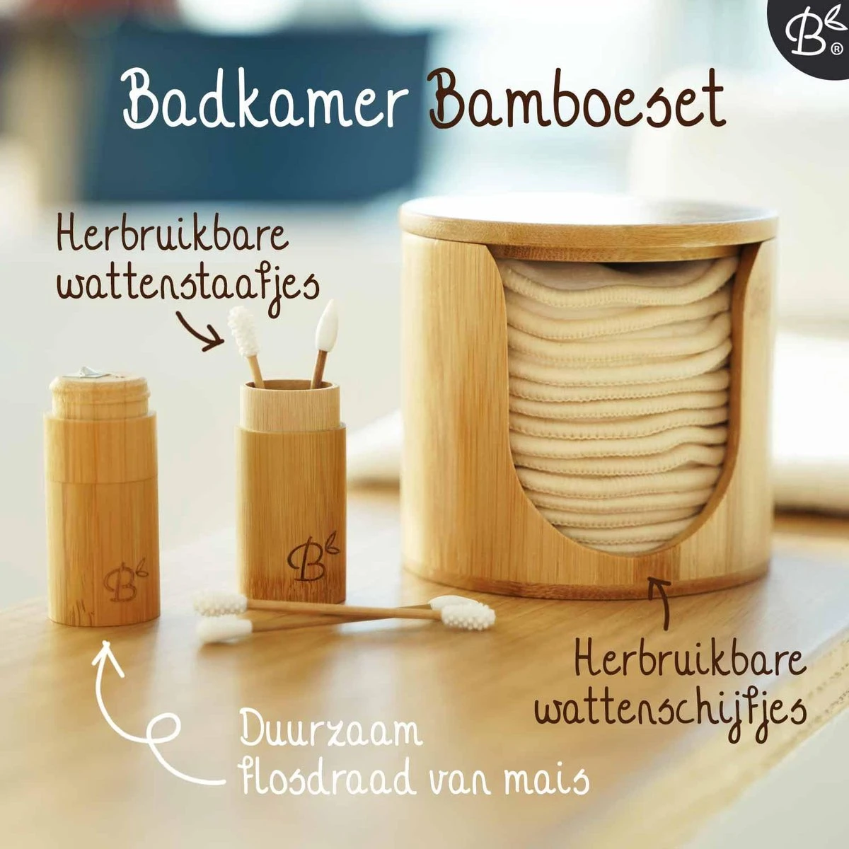 Bamboozy Losse Bamboehouder Voor Wasbare Wattenschijfjes Herbruikbare Wattenschijfjes Houder - Wattenschijfjeshouder - Bamboe Wattenschijfjeshouder 5 Bamboozy Losse Bamboehouder Voor Wasbare Wattenschijfjes Herbruikbare Wattenschijfjes Houder - Wattenschijfjeshouder - Bamboe Wattenschijfjeshouder - Afbeelding 5