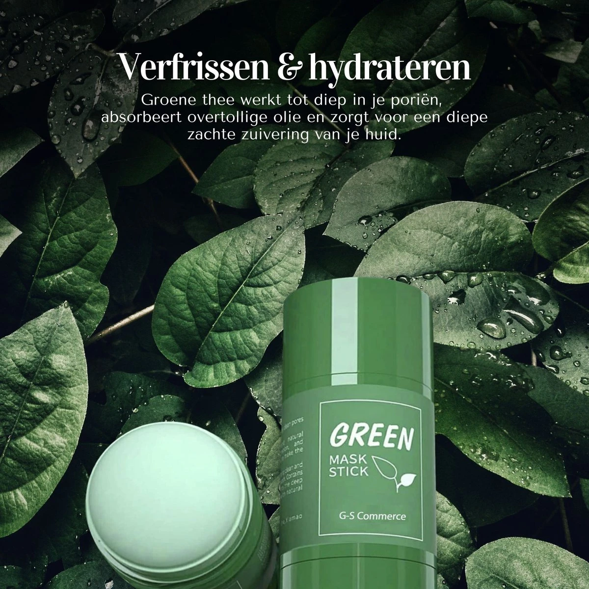 Green Mask Stick | Gezichtsmasker | Mee Eters Verwijderen | Blackhead Remover | De Originele Green Mask Stick | Groene Thee | Huidverzorging | 2 Green Mask Stick | Gezichtsmasker | Mee Eters Verwijderen | Blackhead Remover | De Originele Green Mask Stick | Groene Thee | Huidverzorging | - Afbeelding 2