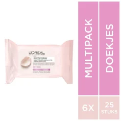 L’Oréal Paris Skin Expert Delicate Flowers Zachte Reinigingsdoekjes - 6 X 25 Stuks - Voordeelverpakking - Gezichtsreiniger Voor Droge En Gevoelige Huid -Zacht Huid Verkoop 1200x1200 976