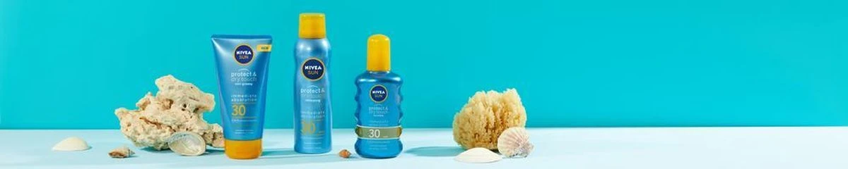 Nivea - UV-zonnebrandspray - Sun Protect & Dry Touch SPF50+ - Maat 200ml 3 Nivea - UV-zonnebrandspray - Sun Protect & Dry Touch SPF50+ - Maat 200ml - Afbeelding 3