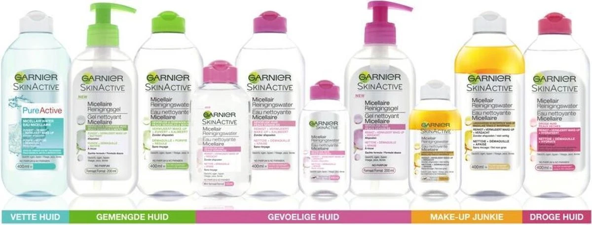 Garnier SkinActive Micellair Reinigingswater - 3 X 400 Ml - Voordeelverpakking 9 Garnier SkinActive Micellair Reinigingswater - 3 X 400 Ml - Voordeelverpakking - Afbeelding 9