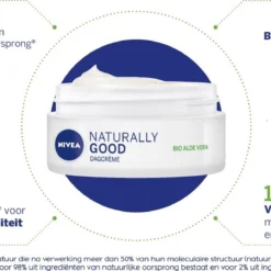 Nivea Naturally Good Dagcrème - 50 Ml - Met Biologische Aloë Vera 12 Nivea Naturally Good Dagcrème - 50 Ml - Met Biologische Aloë Vera -Zacht Huid Verkoop 1200x596