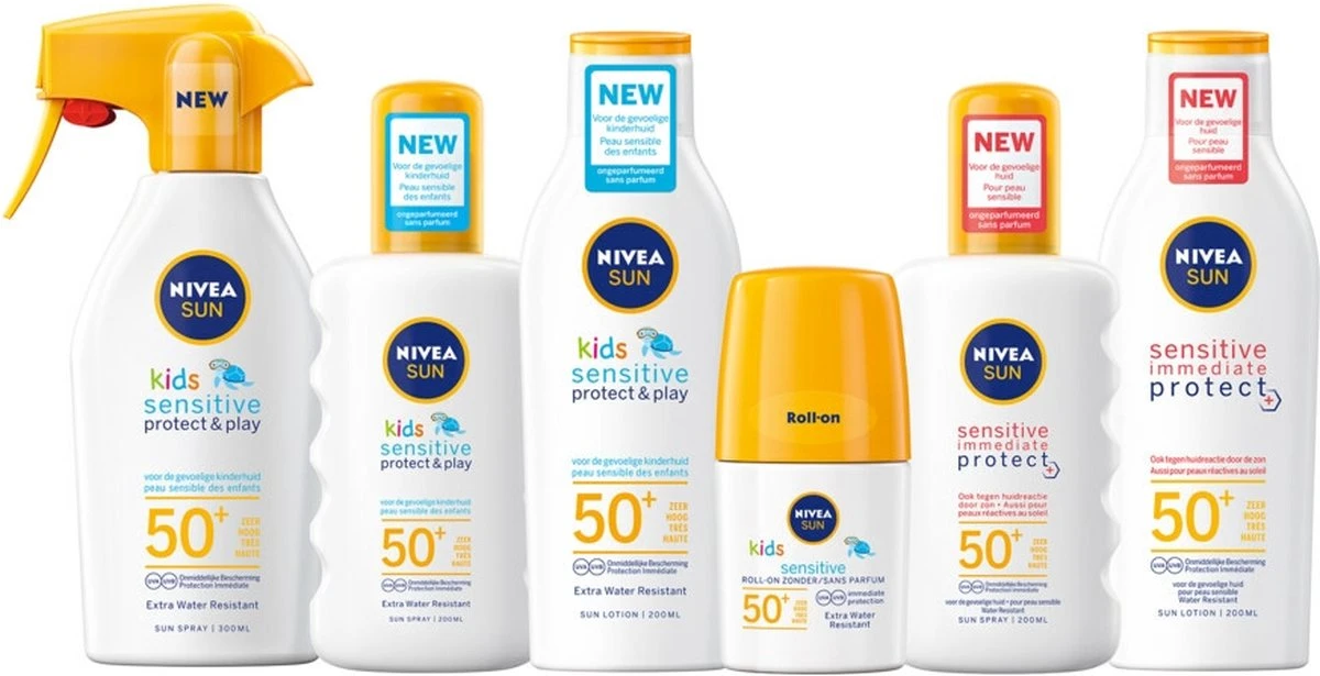 NIVEA SUN Sensitive Immediate Protect Zonnemelk SPF 50+ - 200 Ml 6 NIVEA SUN Sensitive Immediate Protect Zonnemelk SPF 50+ - 200 Ml - Afbeelding 6
