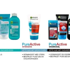 Garnier Skinactive Face PureActive Intensive Scrub Tegen Mee-Eters En Puistjes- 150ml X 2 - Scrub -Zacht Huid Verkoop 1200x675 2