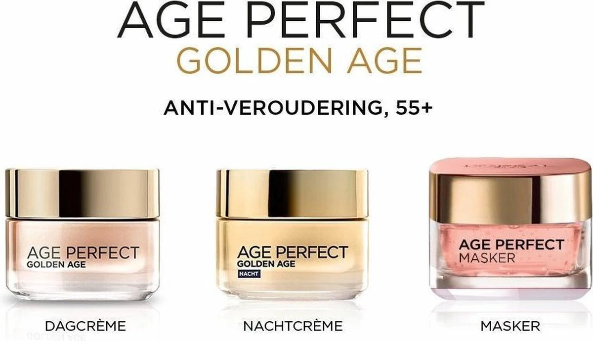 L’Oréal Paris Age Perfect Golden Age Dagcrème - 50 Ml - Anti Rimpel 8 L’Oréal Paris Age Perfect Golden Age Dagcrème - 50 Ml - Anti Rimpel - Afbeelding 8