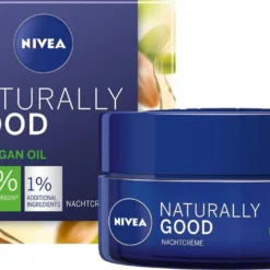 NIVEA Naturally Good Nachtcrème - 50 Ml - Met Bio Arganolie
