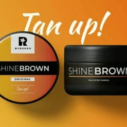BYROKKO Shinebrown 100% Originele | Bruinings Versneller | Snel Bruiner | Zonnebank Bruiner | Tanning Oil | Tanning Creme | Tanning Boosting Cream | Sneller Bruin Worden -Zacht Huid Verkoop 1200x725 1