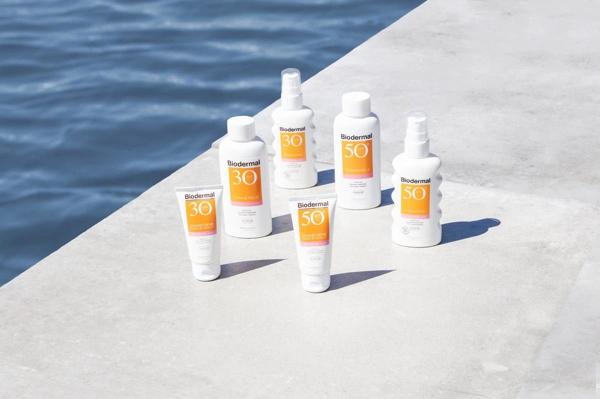 Biodermal Zonnebrand Voor De Gevoelige Huid - SPF 50 - Zonnebrand Voor Het Gezicht - 50ml 7 Biodermal Zonnebrand Voor De Gevoelige Huid - SPF 50 - Zonnebrand Voor Het Gezicht - 50ml - Afbeelding 7