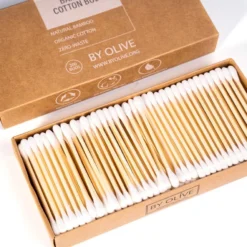 Natuurlijke Wattenstaafjes Van Bamboe En Katoen - Eco - 600 St - Bio Afbreekbaar - By Olive 6 Natuurlijke Wattenstaafjes Van Bamboe En Katoen - Eco - 600 St - Bio Afbreekbaar - By Olive -Zacht Huid Verkoop 1200x856 1