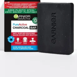 Garnier SkinActive Pure Active Charcoal Gezichtsreinigings Bar 100 Gr -Zacht Huid Verkoop 1200x904 2