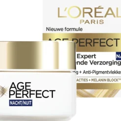 L’Oréal Paris Age Perfect Anti Rimpel- 50 Ml - Nachtcrème -Zacht Huid Verkoop 1200x910 1