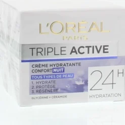 L’Oréal Paris Triple Active Nachtcrème - 50 Ml - Hydraterend -Zacht Huid Verkoop 1200x968 1