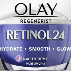 Olay Regenerist Retinol 24 Hydraterende Nachtcreme - 50 Ml -Zacht Huid Verkoop 1200x991 1
