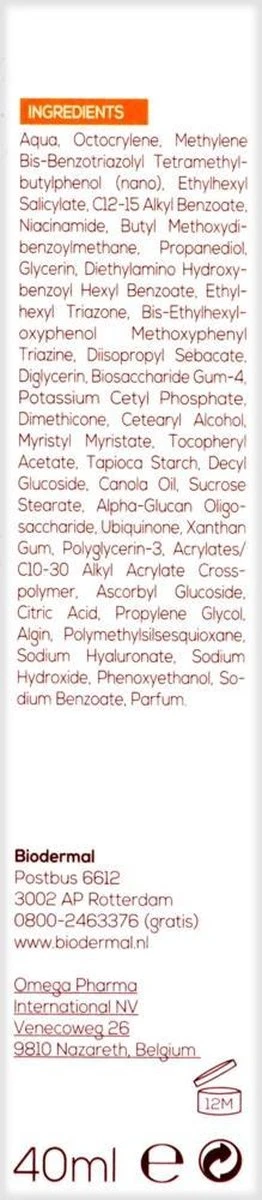 Biodermal Zonnebrand - Anti Age Zonnecrème Voor Het Gezicht - SPF 50 - 40ml 3 Biodermal Zonnebrand - Anti Age Zonnecrème Voor Het Gezicht - SPF 50 - 40ml - Afbeelding 3
