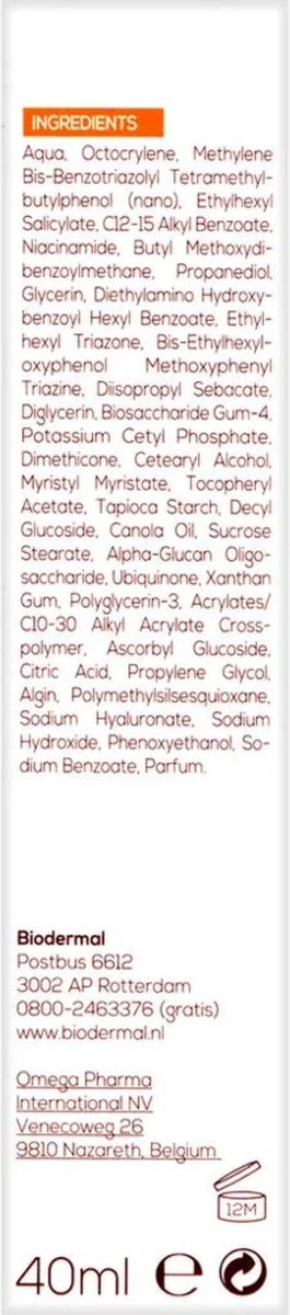 Biodermal Zonnebrand - Anti Age Zonnecrème Voor Het Gezicht - SPF 50 - 40ml 7 Biodermal Zonnebrand - Anti Age Zonnecrème Voor Het Gezicht - SPF 50 - 40ml - Afbeelding 7