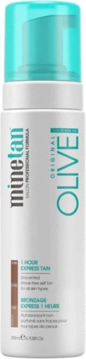 Minetan - Olive Self Tanning Foam For Very Dark Tan (Super Dark) - 200ml 6 Minetan - Olive Self Tanning Foam For Very Dark Tan (Super Dark) - 200ml - Afbeelding 6