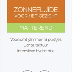 Biodermal Zonnebrand - Matterende Zonnefluïde Voor Het Gezicht SPF 50 - 40ml - Voorkomt Glimmen En Puistjes 7 Biodermal Zonnebrand - Matterende Zonnefluïde Voor Het Gezicht SPF 50 - 40ml - Voorkomt Glimmen En Puistjes -Zacht Huid Verkoop 319x1200 2