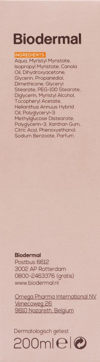 Biodermal Self Tan Sun Kissed Body Lotion - Zelfbruinende Lotion Voor Lichaam En Gezicht - 200ml NL 4 Biodermal Self Tan Sun Kissed Body Lotion - Zelfbruinende Lotion Voor Lichaam En Gezicht - 200ml NL - Afbeelding 4