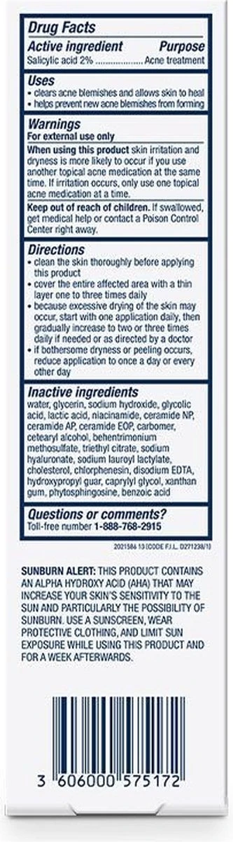 CeraVe Acne Control Gel AHA/BHA Acne Gel, Salicylic Acid Acne Treatment 3 CeraVe Acne Control Gel AHA/BHA Acne Gel, Salicylic Acid Acne Treatment - Afbeelding 3