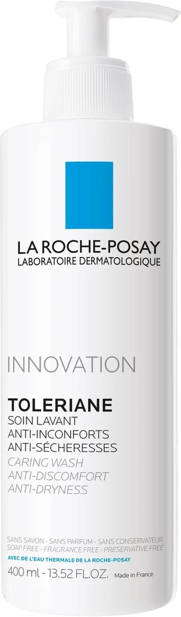 La Roche-Posay Toleriane Hydraterende Wascreme - 400ml - Reinigt 1 La Roche-Posay Toleriane Hydraterende Wascreme - 400ml - Reinigt