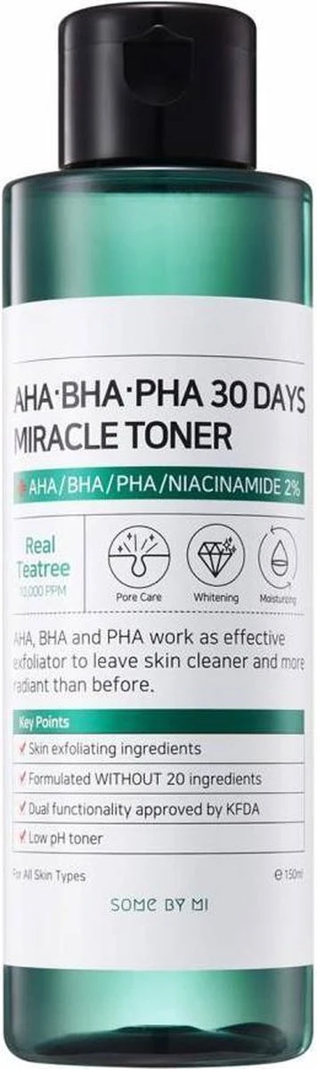 Some By Mi AHA BHA PHA 30 Days Miracle Toner 150 Ml 1 Some By Mi AHA BHA PHA 30 Days Miracle Toner 150 Ml