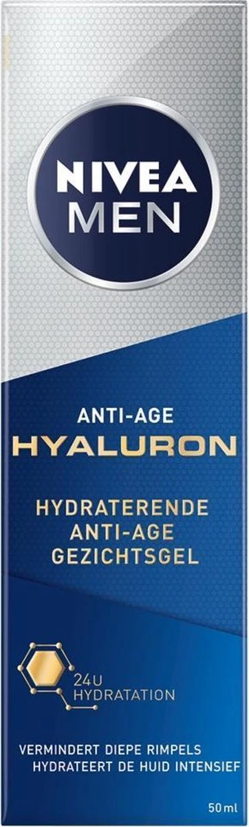 NIVEA MEN Hyaluron Hydraterende Anti-Age Gezichtsgel - 50ml 2 NIVEA MEN Hyaluron Hydraterende Anti-Age Gezichtsgel - 50ml - Afbeelding 2