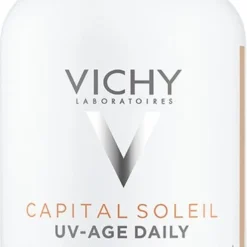 Vichy Capital Soleil UV-Age - Dagelijkse Zonnebrand Voor Het Gezicht - SPF50+ Getint - 40ml