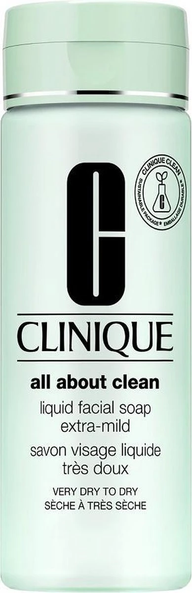 Clinique Liquid Facial Soap Gezichtsreiniger Extra Mild - 200 Ml 1 Clinique Liquid Facial Soap Gezichtsreiniger Extra Mild - 200 Ml