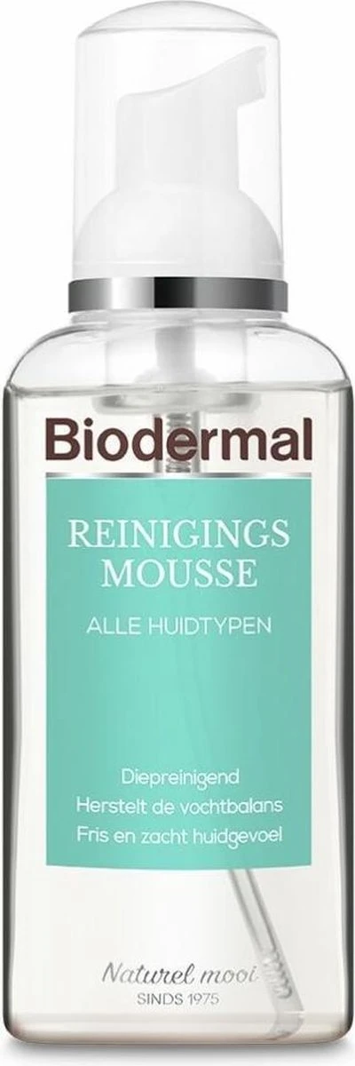 Biodermal Reinigingsmousse - Gezichtsreiniging - Reinigt En Hydrateert - 150 Ml 1 Biodermal Reinigingsmousse - Gezichtsreiniging - Reinigt En Hydrateert - 150 Ml