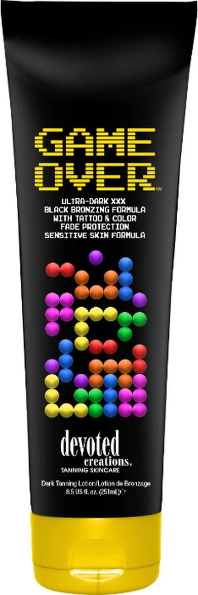 Devoted Creations - Game Over Zonnebankcreme - 251ml 2 Devoted Creations - Game Over Zonnebankcreme - 251ml - Afbeelding 2