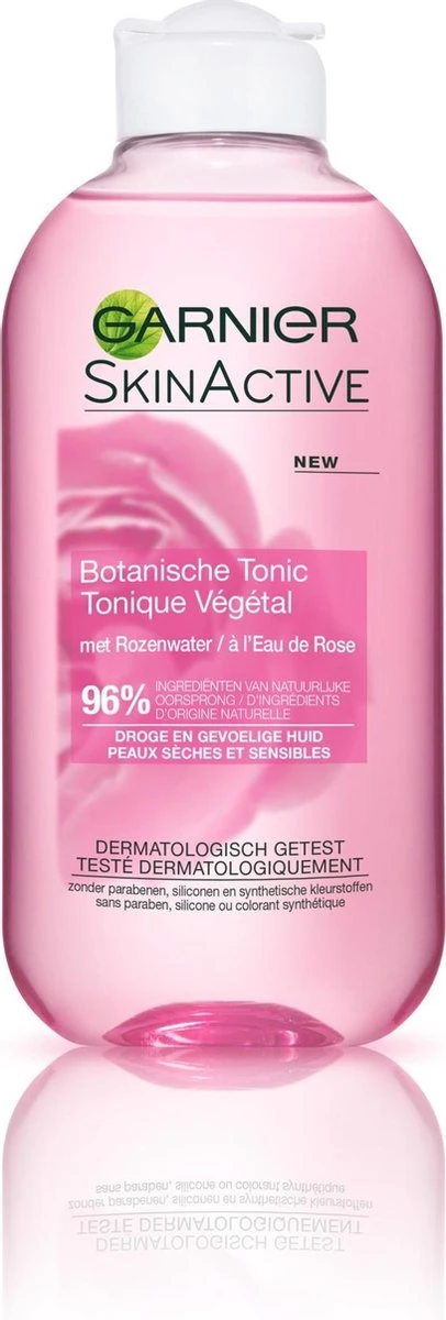 Garnier Skinactive Face Botanische Tonic Rozenwater - 3 X 200 Ml 6 Garnier Skinactive Face Botanische Tonic Rozenwater - 3 X 200 Ml - Afbeelding 6
