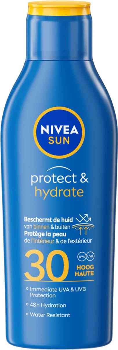 NIVEA SUN Protect & Hydrate Zonnemelk SPF 30 - 200 Ml 6 NIVEA SUN Protect & Hydrate Zonnemelk SPF 30 - 200 Ml - Afbeelding 6